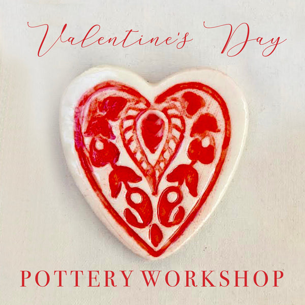 Valentine’s Day Pottery Class (6pm)