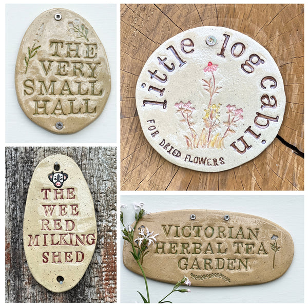 Pottery Plant Labels & Garden Signs Workshop: Wednesday 5 November 6pm-8pm