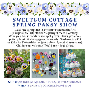 Pansy Show & Garden Open Day WITH Devonshire Tea