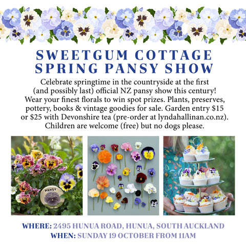 Pansy Show & Garden Open Day WITH Devonshire Tea